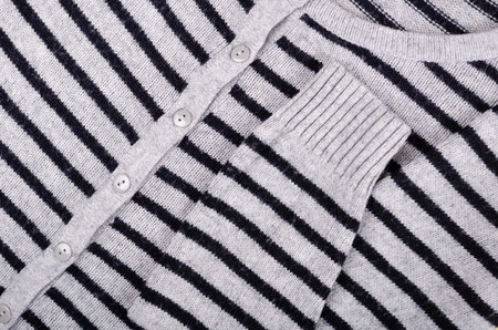 Gray textile and texture background. Fabric macro photography, cloth pattern.の写真素材