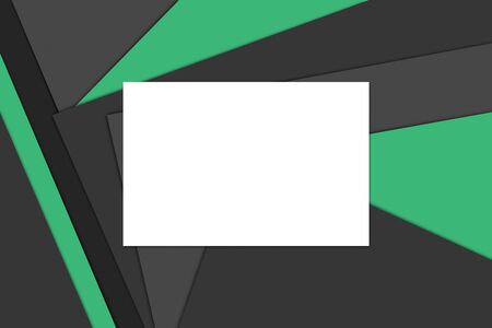 Dark modern material design, color paper composition, abstract banner and background. Web template, copy space.の写真素材