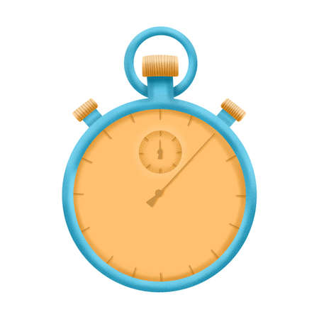 Stopwatch illustration, sport timer equipment.の写真素材