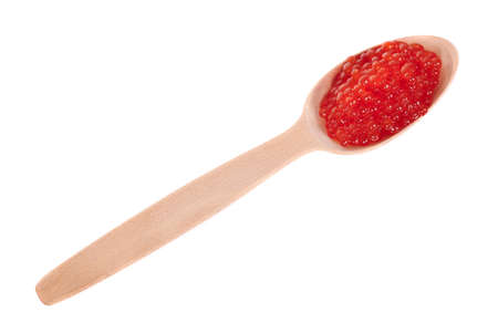 Luxury red caviar, expensive healthy seafood.の写真素材