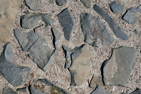 Stone wall background, rock materials.