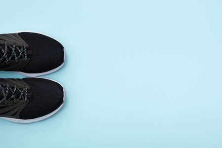 Composition of sports equipment. Healthy lifestyle concept.の写真素材