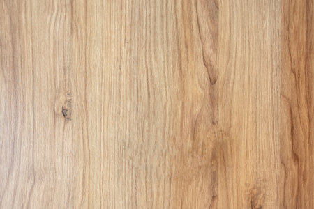 Wooden table top with vertical veins. Vector wood texture background