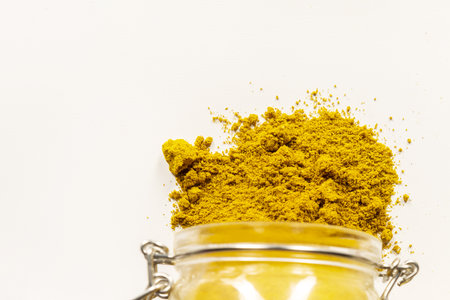 Curry name generally adopted in the West to describe a set of dishes made with a mixture of spices, more or less spicy, developed in Asian cuisinesの写真素材