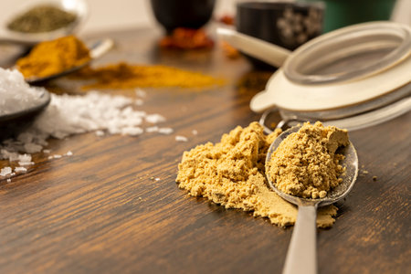 Experts recommend consuming between one and two grams of ginger a day to take advantage of all its benefits and better fresh than powderedの写真素材