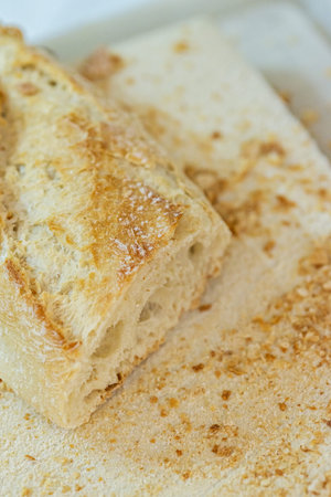 bread a staple food that is part of the traditional diet in Europe, the Middle East, India, America...