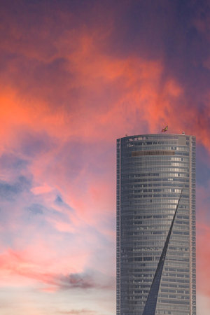 The high concentration of population represented by skyscrapers requires large investments in transportation infrastructureの写真素材