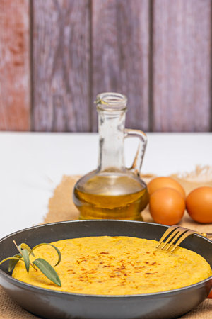 Spanish omelette It is a versatile, inexpensive dish that is highly appreciated by locals and visitors alikeの写真素材