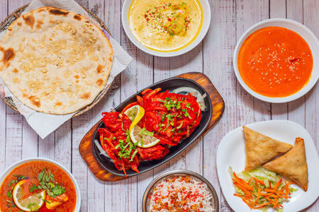 This is also the name given to Indian dishes that contain this spice mix or that have been cooked in the tandoor styleの写真素材