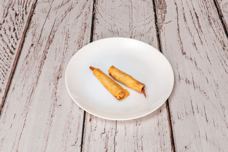 deep-fried until crispy. They are practically served with sweet and sour sauce.