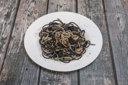 Durum wheat, with its high gluten and protein content, gives pasta the elasticity needed to hold its shape during cookingの写真素材
