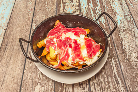 The exact origin of eggs broken is somewhat unclear, as is the case with many traditional dishes
