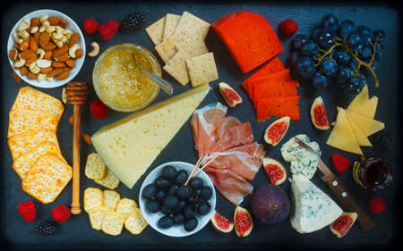 Rich Cheese Plateの写真素材