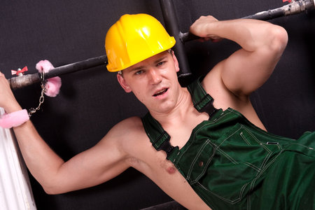 Fastening worker. Concept. High resolution.の写真素材