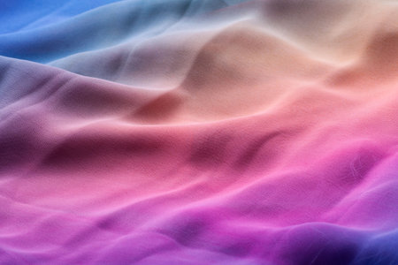 Bright colored waves. Abstract image.