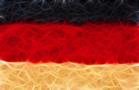 Abstract background. Vibrant colors. Fractals.の写真素材