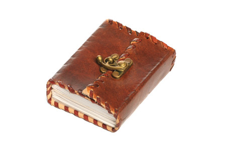 Antique Book on the white background.