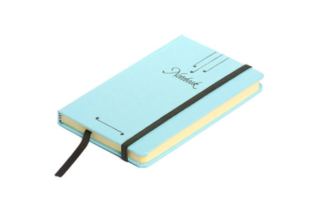 Notebook on the white background.