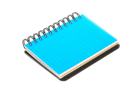 Notebook on the white background.の写真素材