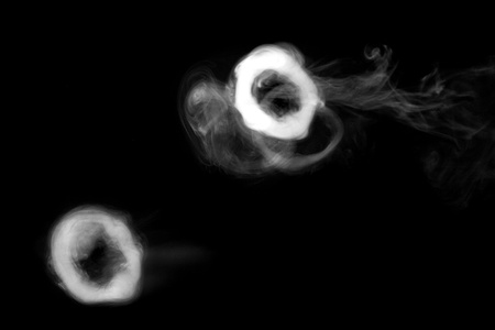 Smoking ring.の写真素材
