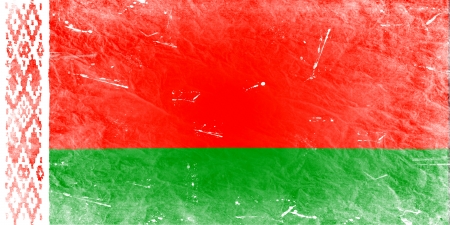 The Belarusian flagの写真素材