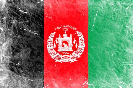 The Afghan flagの写真素材
