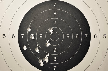 Goal setting with target, objectives and planning concept, top view, You can make a great target of...