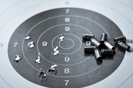 Goal setting with target, objectives and planning concept, top view, You can make a great target of...