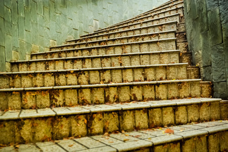 Staircase at fort canning park singapore