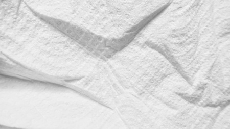 tissue texture background. The crumpled napkin, white abstract backgroundの写真素材