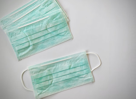 Hygienic mask. Protection against coronavirus, covid19 and pm2.5 air pollution.