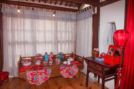 Traditional marriage roomのeditorial素材