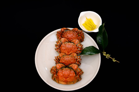 Yangcheng Lake mid autumn crabの写真素材