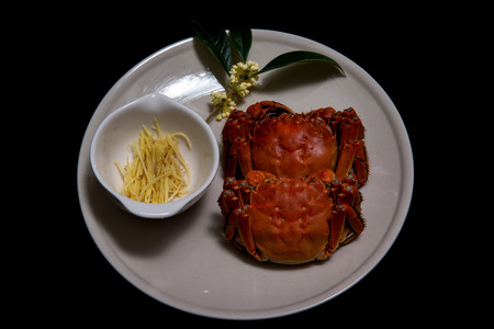 Yangcheng Lake mid autumn crabの写真素材