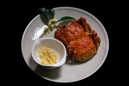 Yangcheng Lake mid autumn crabの写真素材
