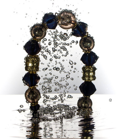 Necklace water splash, jewelry