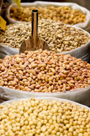 Bazar in Istanbul, Spices, Colorful, Orientの写真素材