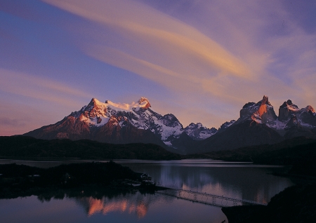 Beautiful scenic in Chileの写真素材