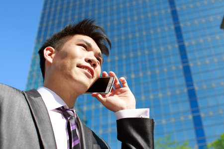 Portrait of young businessmanの写真素材