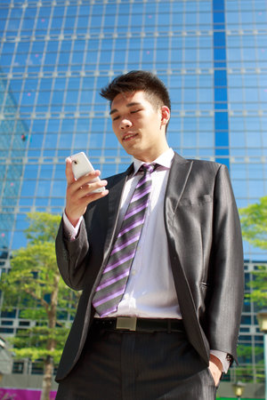Portrait of young businessmanの写真素材