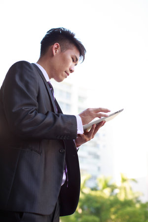Portrait of young businessmanの写真素材