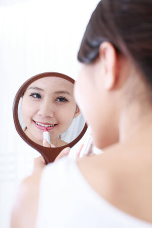 Portrait of Asian Young womanの写真素材