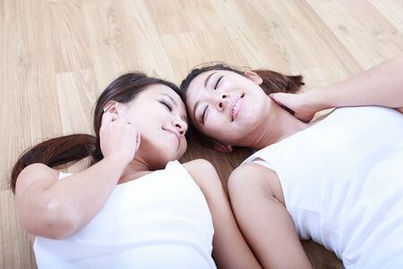 Portrait of Asian Young womenの写真素材