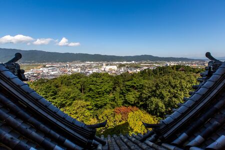 view of Iga Ueno Castle Japanのeditorial素材