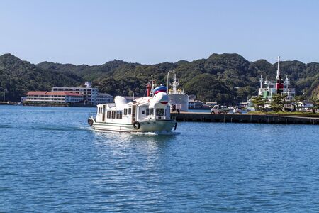 Boats in the seaのeditorial素材