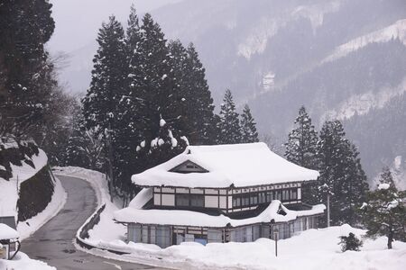 Gokayama Ainokura Hands in Prayer Village Japanのeditorial素材