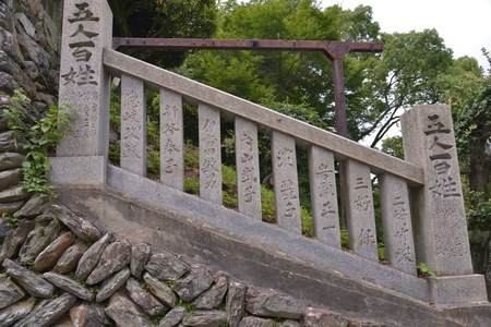 Stone carved bridgeのeditorial素材