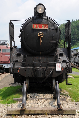 Railroad at Cultural Village Usui, Gunma, Japanのeditorial素材