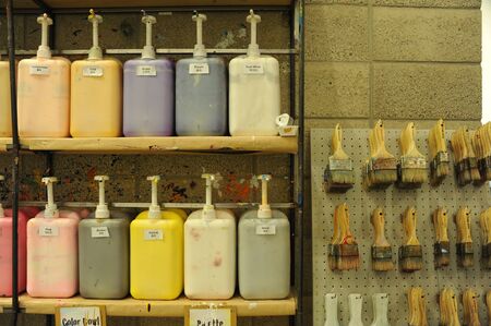 brush at shop of Taipei,Taiwan.のeditorial素材