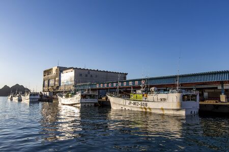 Katsuura,Fishing Port,Tuna Fish,Auction,Street View,Japanのeditorial素材